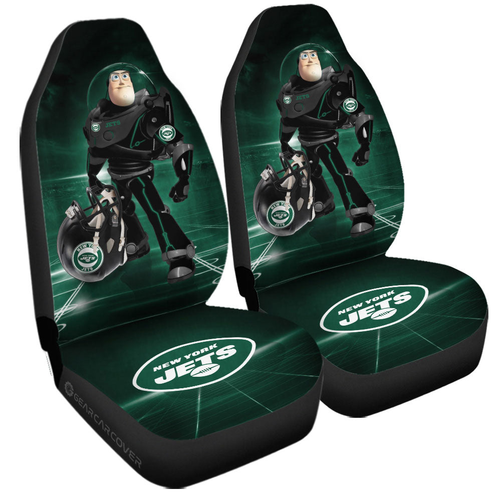 New York Jets Car Seat Covers Buzz Lightyear Car Accessories For Fan - Gearcarcover - 3