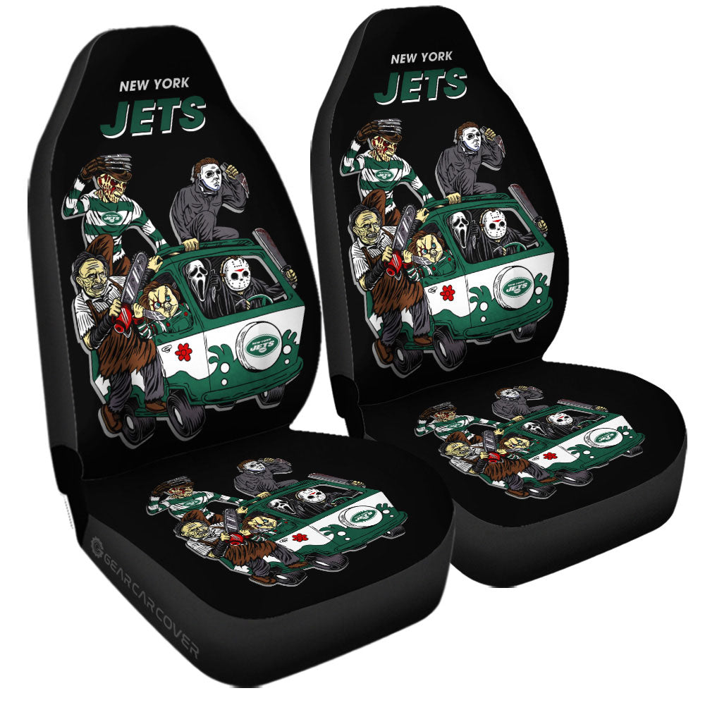 New York Jets Car Seat Covers Custom Car Accessories - Gearcarcover - 3