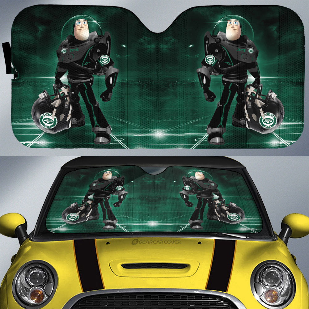 New York Jets Car Sunshade Custom Car Accessories For Fan - Gearcarcover - 1