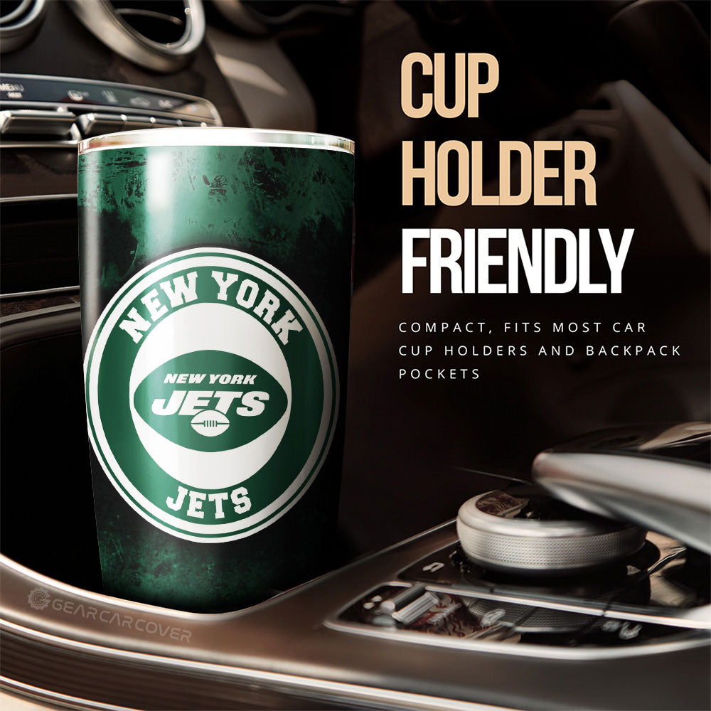 New York Jets Tumbler Cup Custom Car Accessories - Gearcarcover - 3