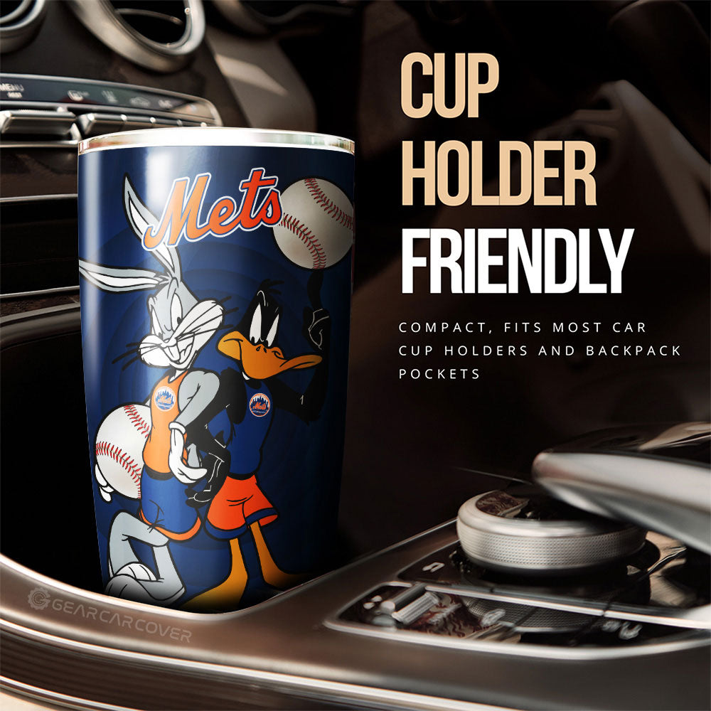 New York Mets Tumbler Cup Custom Car Accessories - Gearcarcover - 3