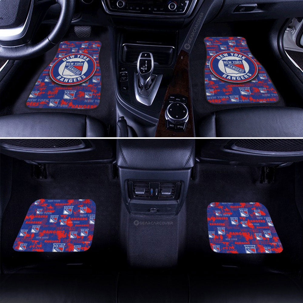 New York Rangers Car Floor Mats Custom Car Accessories - Gearcarcover - 2