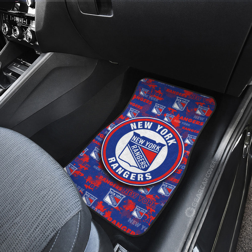 New York Rangers Car Floor Mats Custom Car Accessories - Gearcarcover - 3