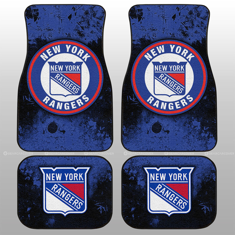 New York Rangers Car Floor Mats Custom Car Accessories - Gearcarcover - 1
