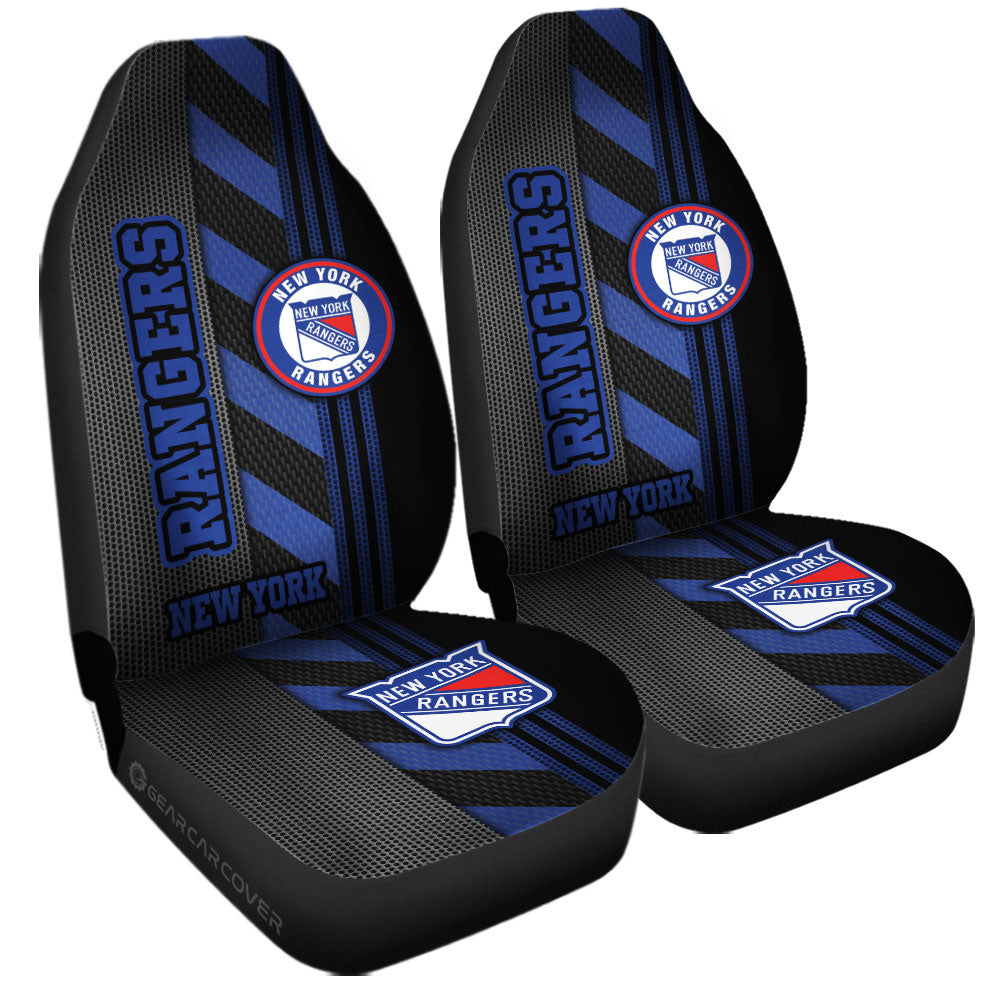 New York Rangers Car Seat Covers Custom Car Accessories - Gearcarcover - 3