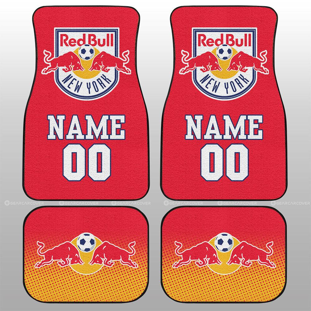 New York Red Bulls Car Floor Mats Sporty Team Collection - Gearcarcover - 1
