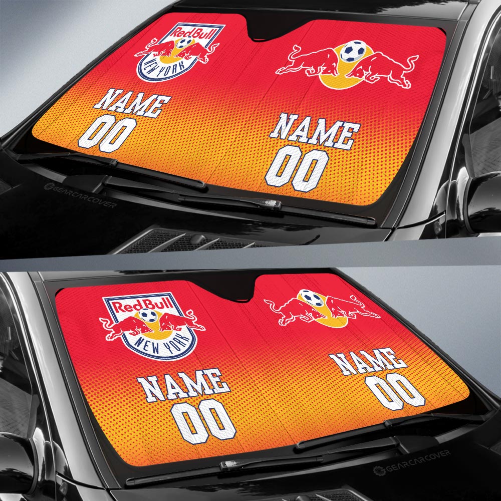New York Red Bulls Car Sunshade Sporty Team Collection - Gearcarcover - 2