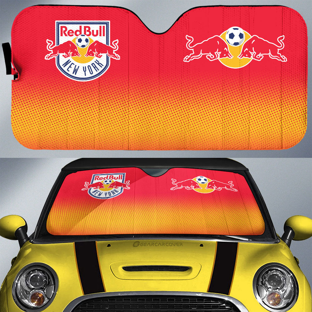 New York Red Bulls Car Sunshade Sporty Team Collection - Gearcarcover - 3