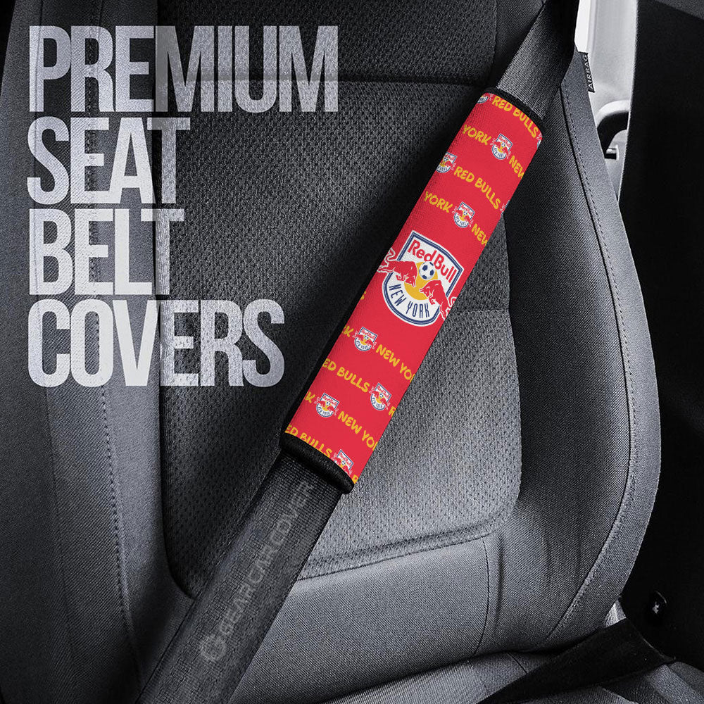 New York Red Bulls Seat Belt Covers Sporty Team Collection - Gearcarcover - 3