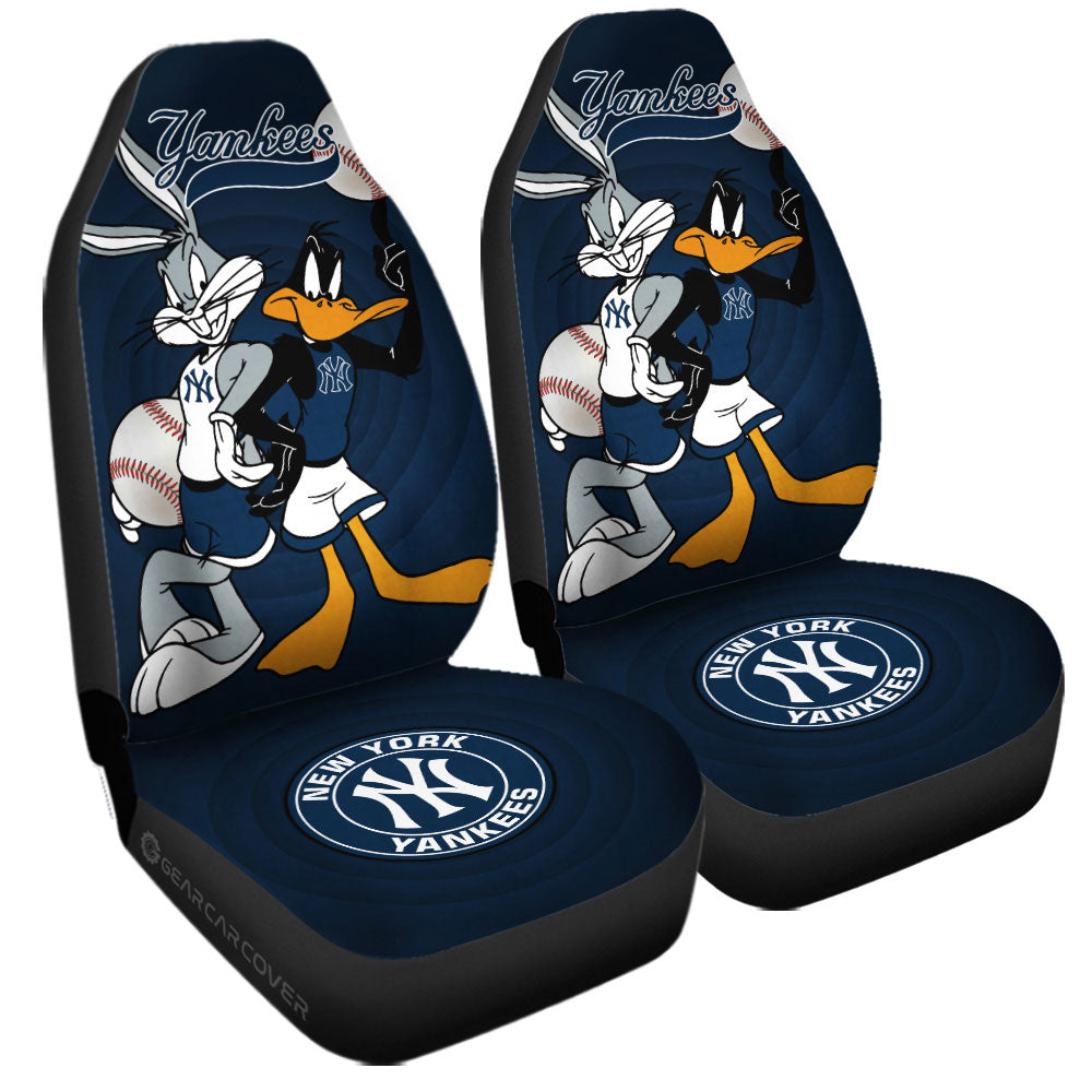New York Yankees Car Seat Covers Custom Car Accessories - Gearcarcover - 3