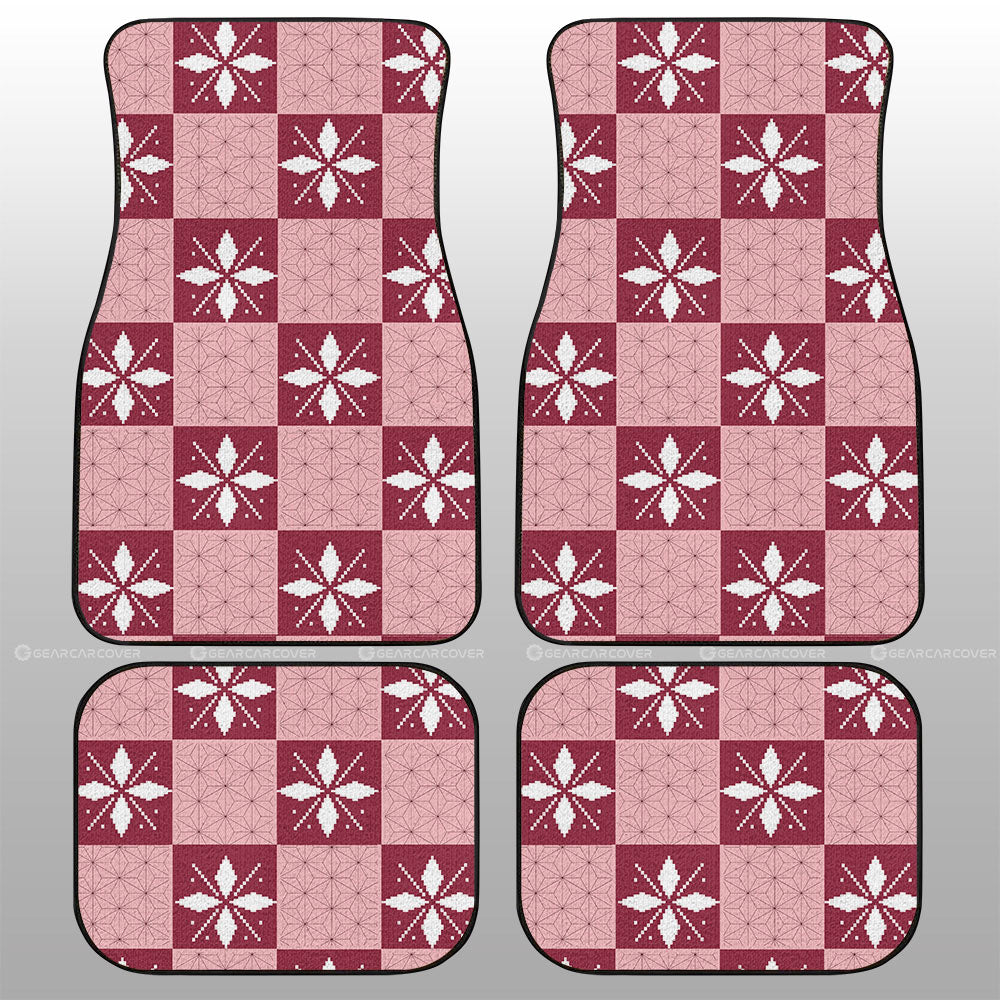 Nezuko Kamado Car Floor Mats Custom Anime Car Accessories - Gearcarcover - 1