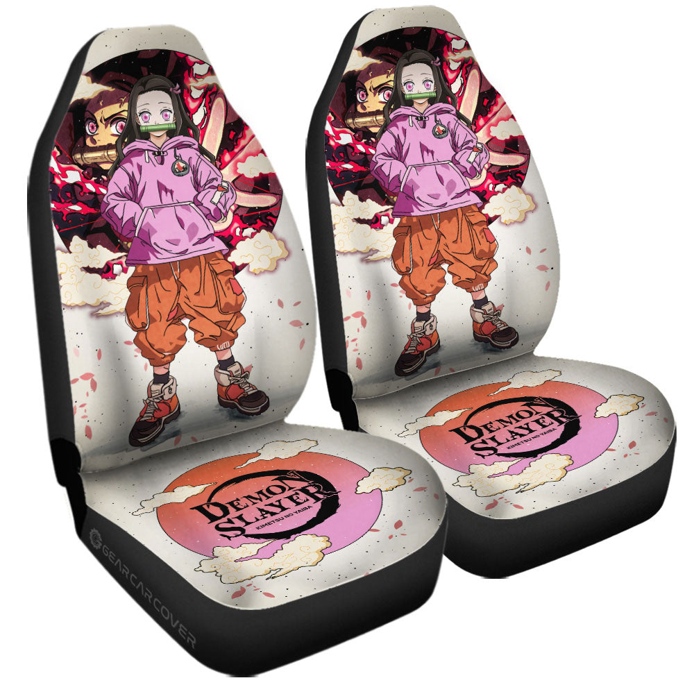 Nezuko Kamado Car Seat Covers Anime Collection - Gearcarcover - 3