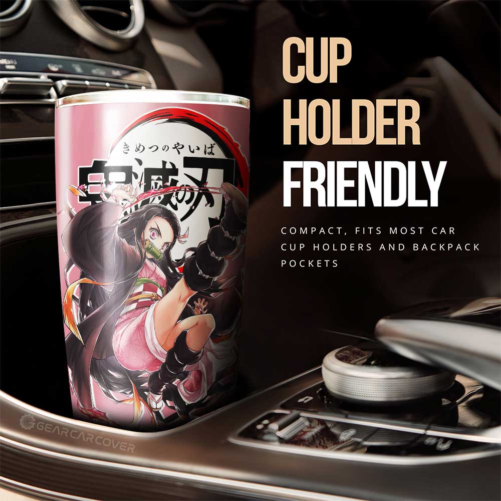 Nezuko Kamado Tumbler Cup Custom Car Accessories - Gearcarcover - 3
