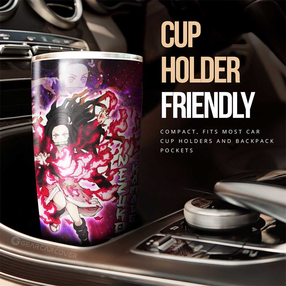 Nezuko Kamado Tumbler Cup Custom Characters Car Accessories - Gearcarcover - 3