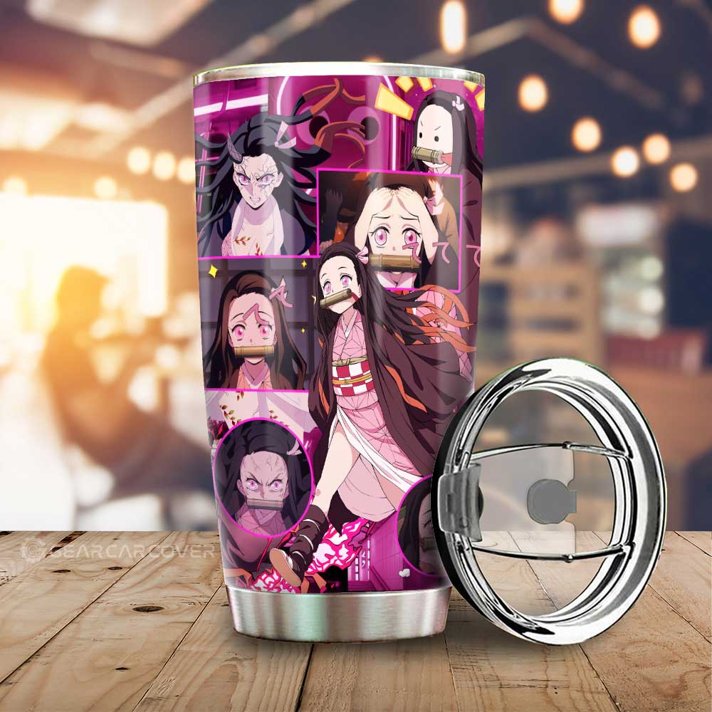 Nezuko Kamado Tumbler Cup Custom Demon Slayer Anime - Gearcarcover - 1