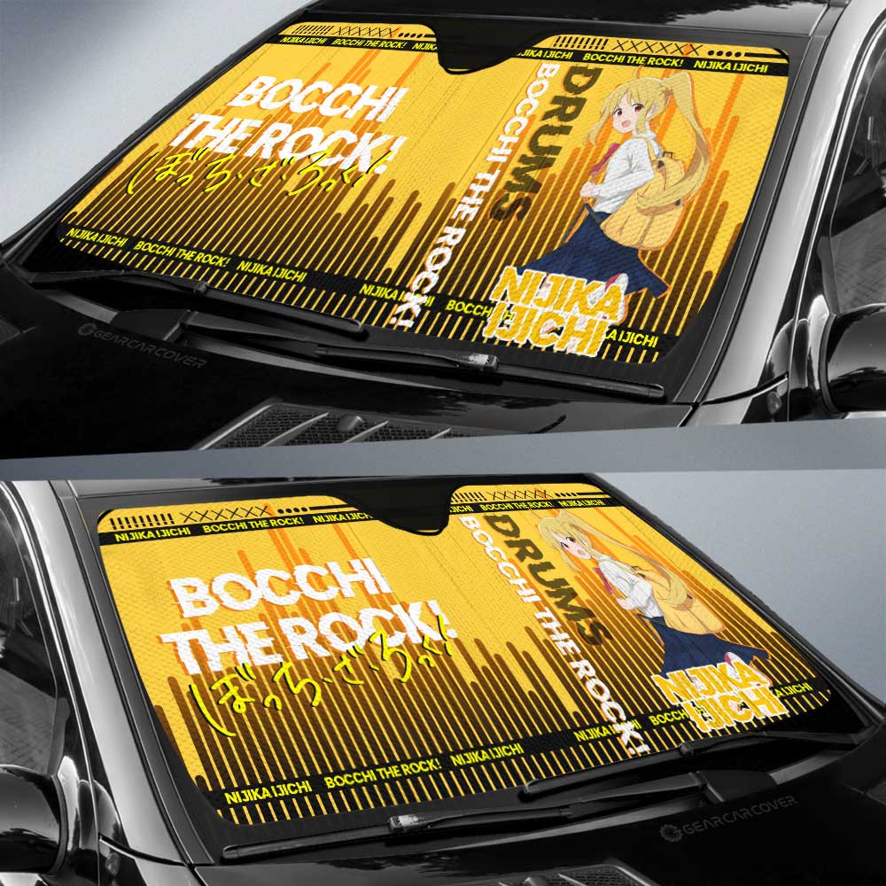 Nijika Ijichi Car Sunshade Custom Car Accessories - Gearcarcover - 3