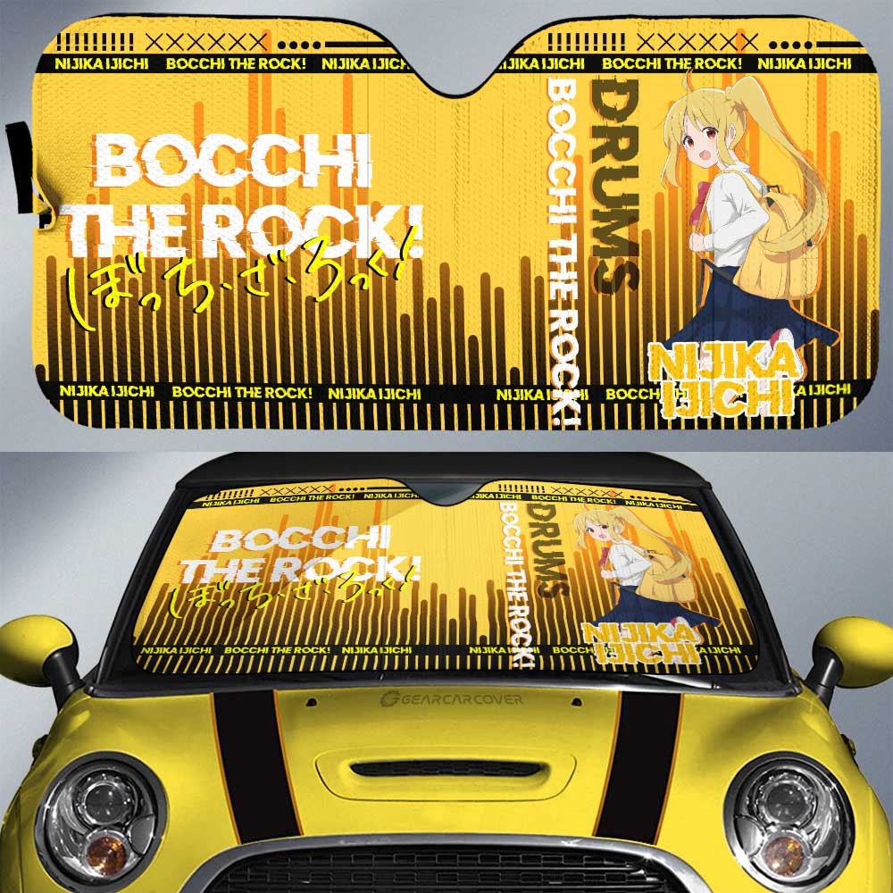 Nijika Ijichi Car Sunshade Custom Car Accessories - Gearcarcover - 1