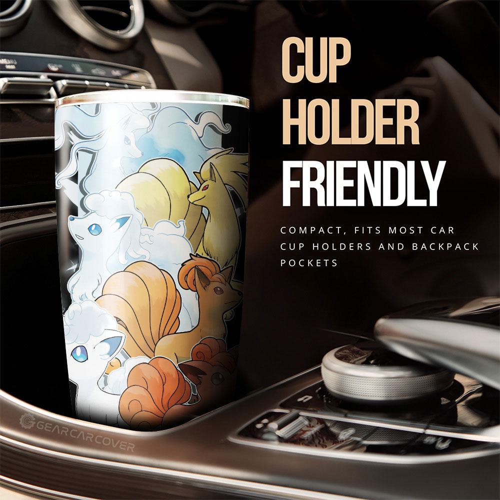Ninetales Tumbler Cup Custom Car Accessories For Fans - Gearcarcover - 3