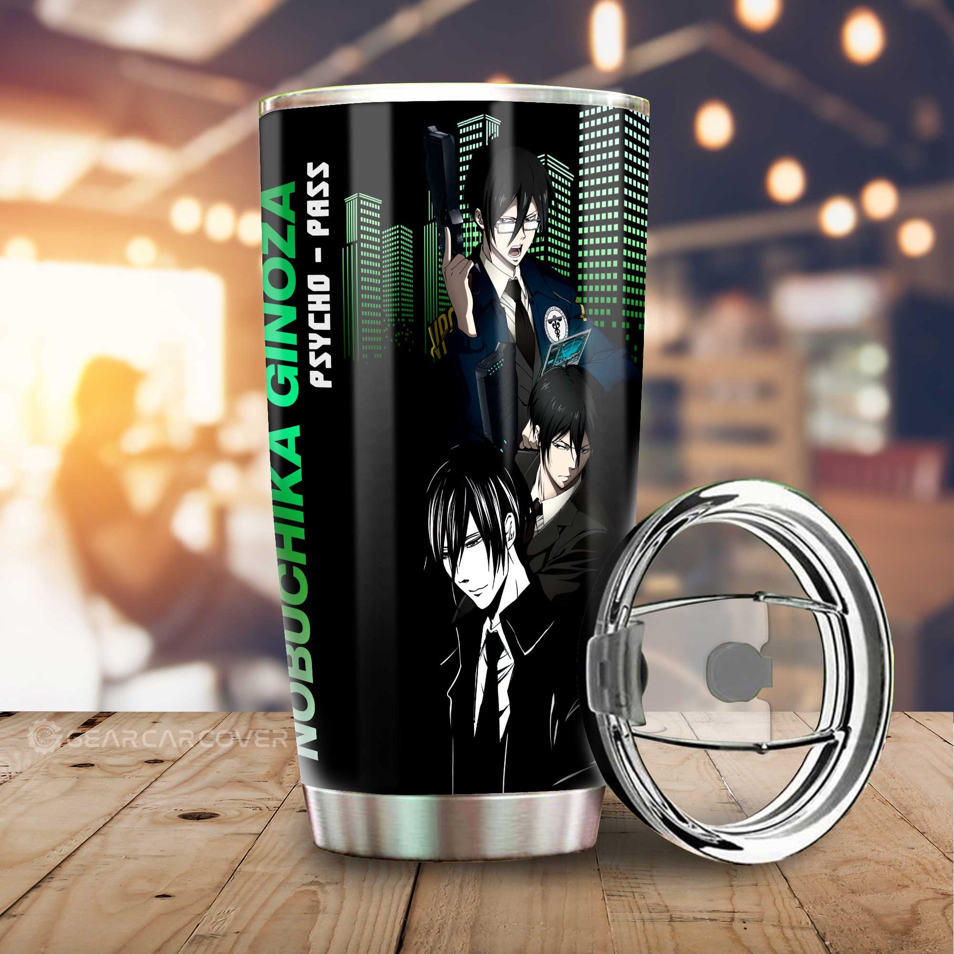 Nobuchika Ginoza Tumbler Cup Custom Psycho-Pass Car Accessories - Gearcarcover - 2