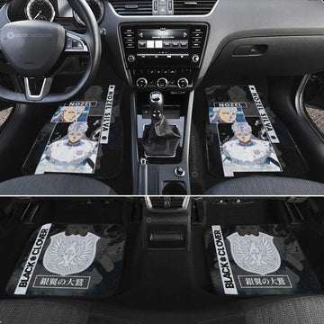 Nozel Silva Car Floor Mats Custom Black Clover Anime - Gearcarcover - 1