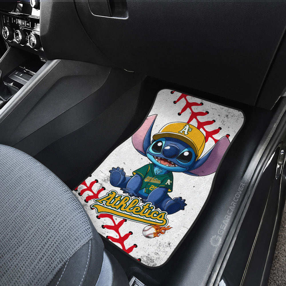 Oakland Athletics Car Floor Mats Stitch Theme Collection - Gearcarcover - 3