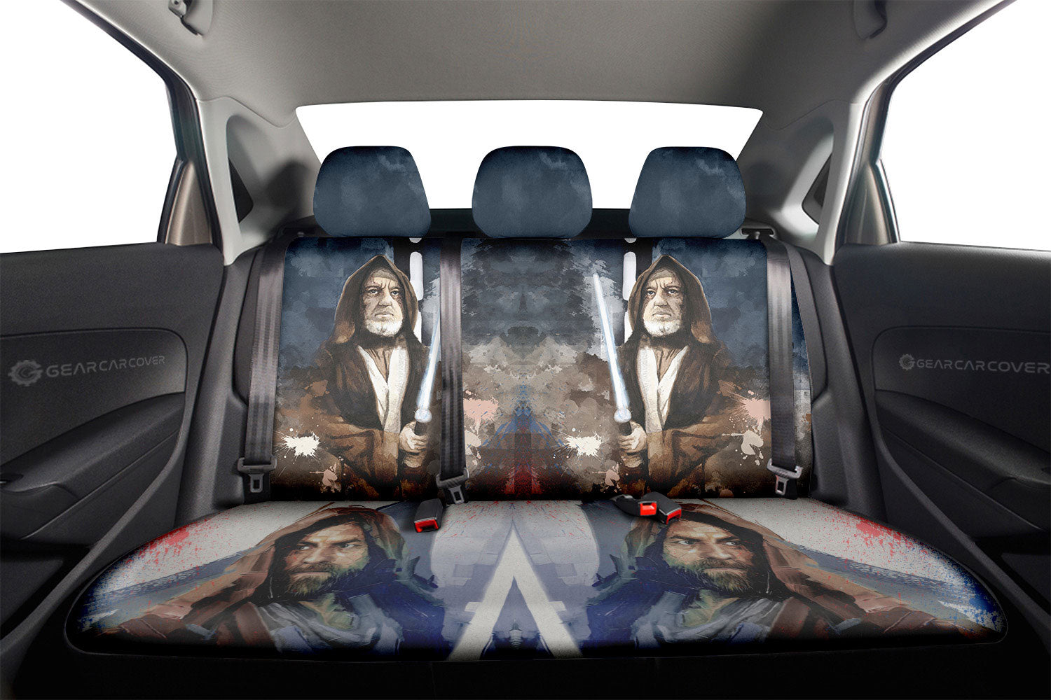 Obi Wan Kenobi Car Back Seat Covers Collection - Gearcarcover - 2
