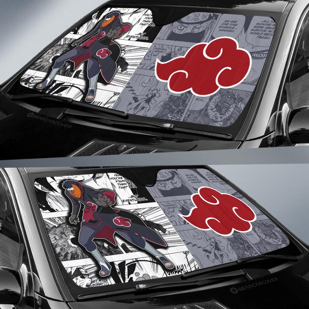 Obito Car Sunshade Custom Mix Manga Car Accessories - Gearcarcover - 2