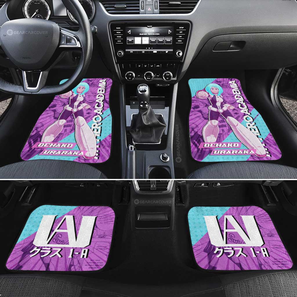 Ochako Uraraka Car Floor Mats Custom Car Interior Accessories - Gearcarcover - 2