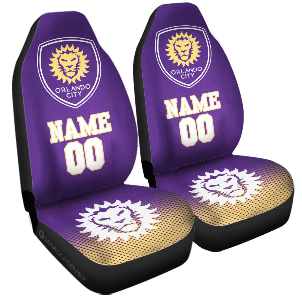 Orlando City SC Car Seat Covers Sporty Team Collection - Gearcarcover - 3