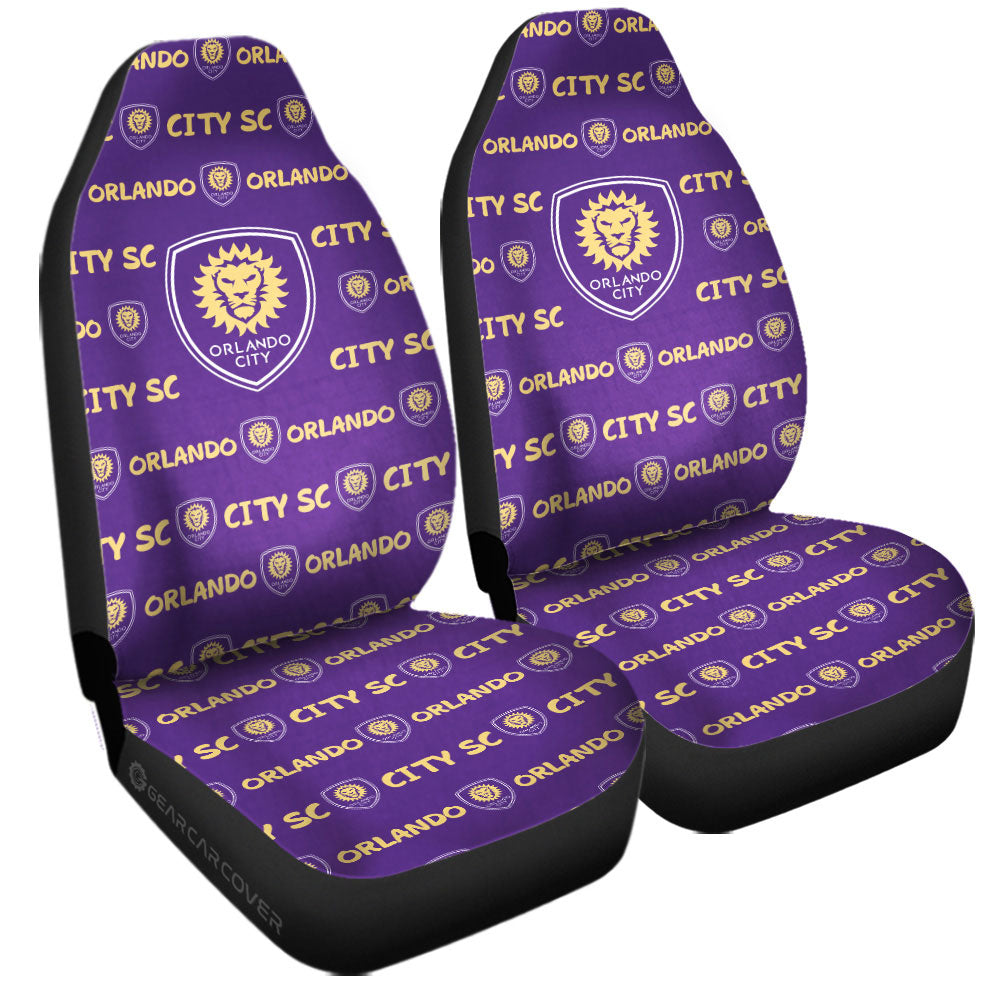 Orlando City SC Car Seat Covers Sporty Team Collection - Gearcarcover - 3