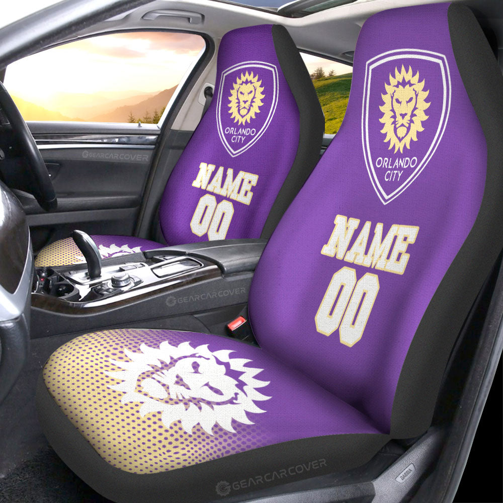 Orlando City SC Car Seat Covers Sporty Team Collection - Gearcarcover - 1