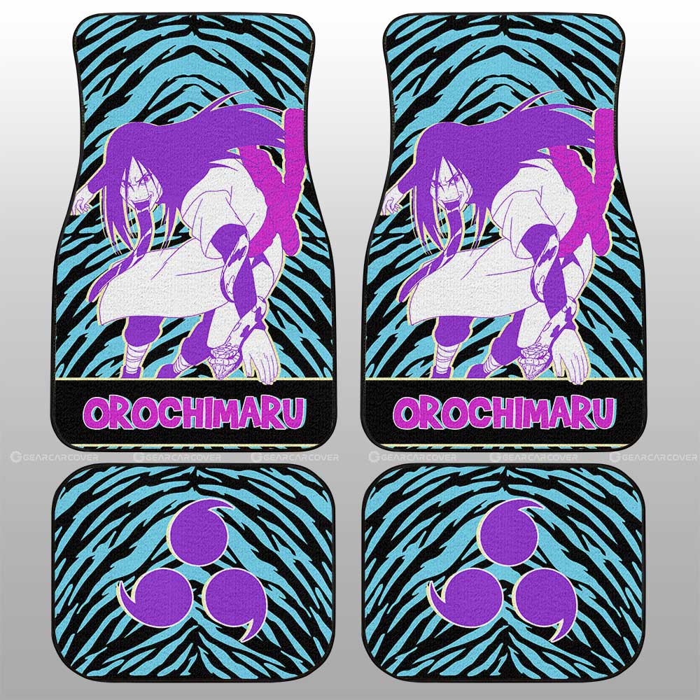 Orochimaru Car Floor Mats Custom - Gearcarcover - 1