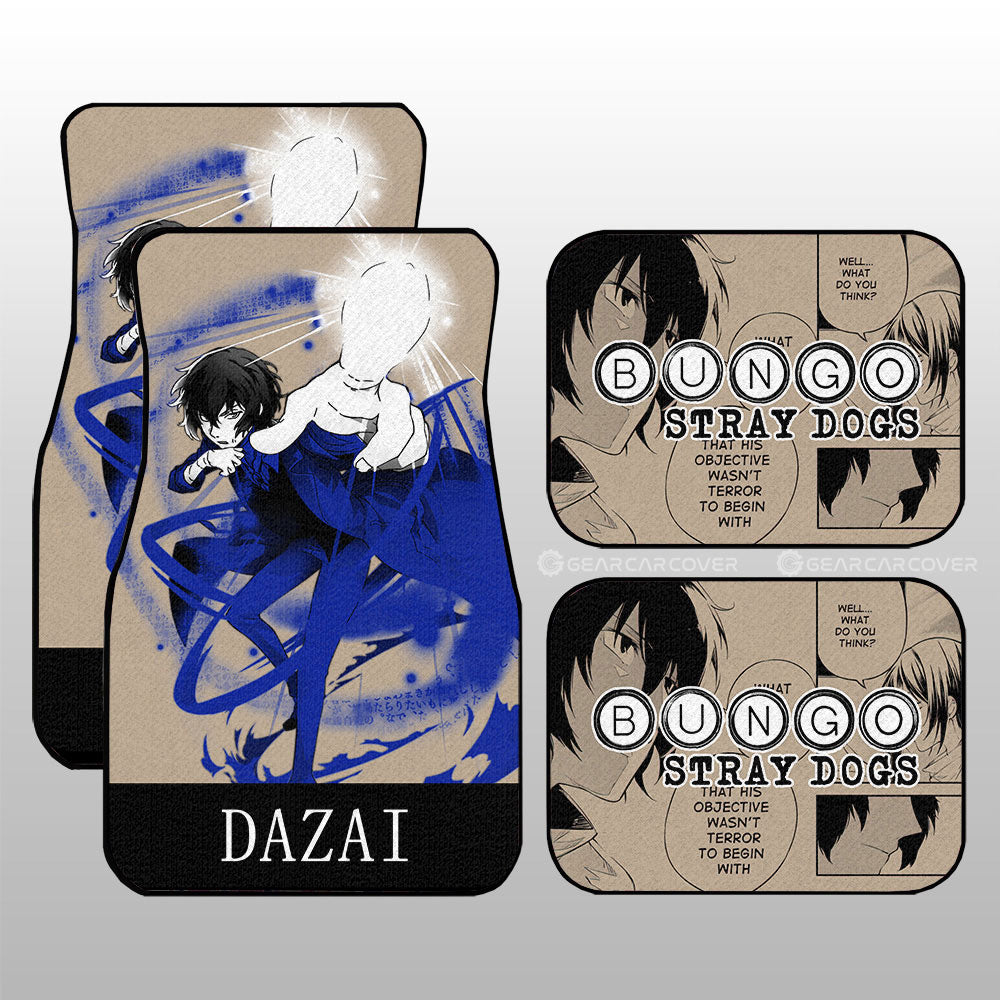 Osamu Dazai Car Floor Mats Custom Car Accessories - Gearcarcover - 1