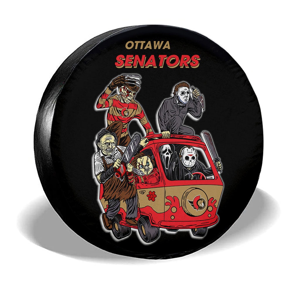 Ottawa Senators Spare Tire Covers Horror Characters Car Accessories - Gearcarcover - 3