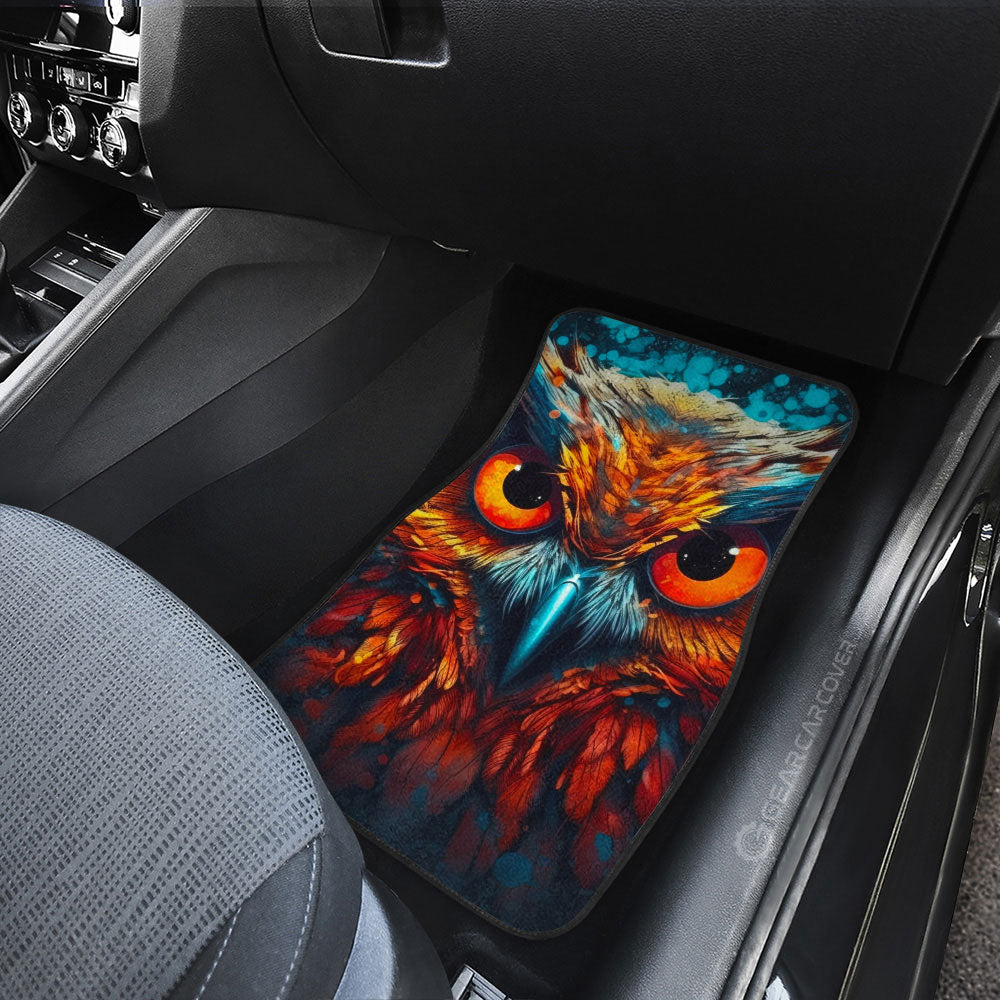 Owl Colorful Car Floor Mats Custom Car Accessories - Gearcarcover - 3