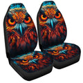Owl Colorful Car Seat Covers Custom Car Accessories - Gearcarcover - 3