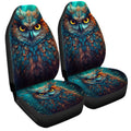 Owl Colorful Car Seat Covers Custom Car Accessories - Gearcarcover - 3