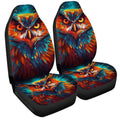 Owl Colorful Car Seat Covers Custom Car Accessories - Gearcarcover - 3
