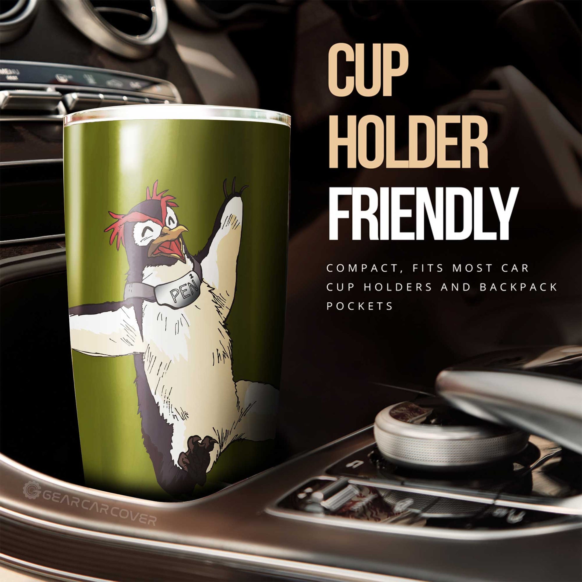 Pen Pen Tumbler Cup Custom NGE Car Accessories - Gearcarcover - 2