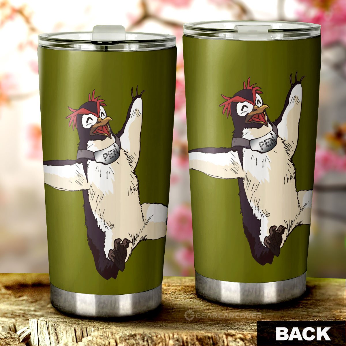Pen Pen Tumbler Cup Custom NGE Car Accessories - Gearcarcover - 3