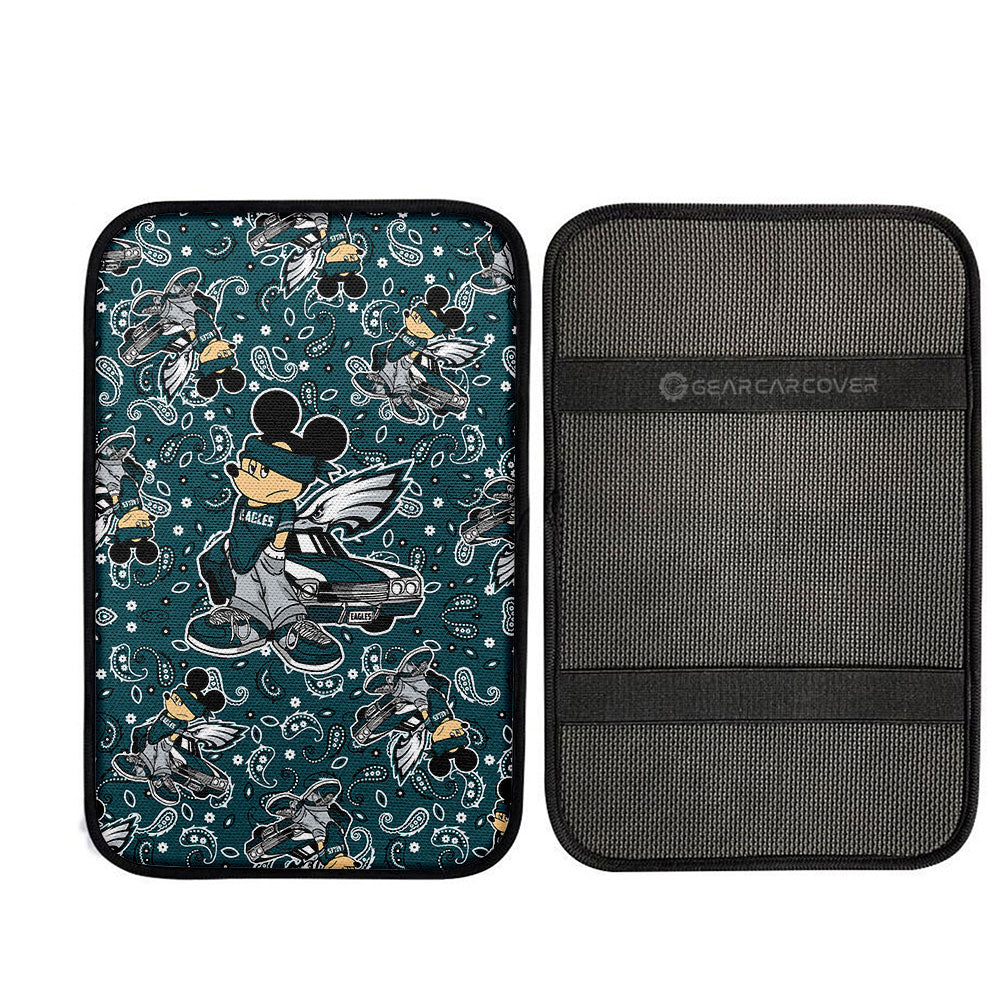 Philadelphia Eagles Car Center Console Cover Cartoon Theme Collection - Gearcarcover - 2