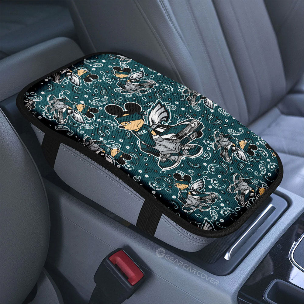 Philadelphia Eagles Car Center Console Cover Cartoon Theme Collection - Gearcarcover - 3