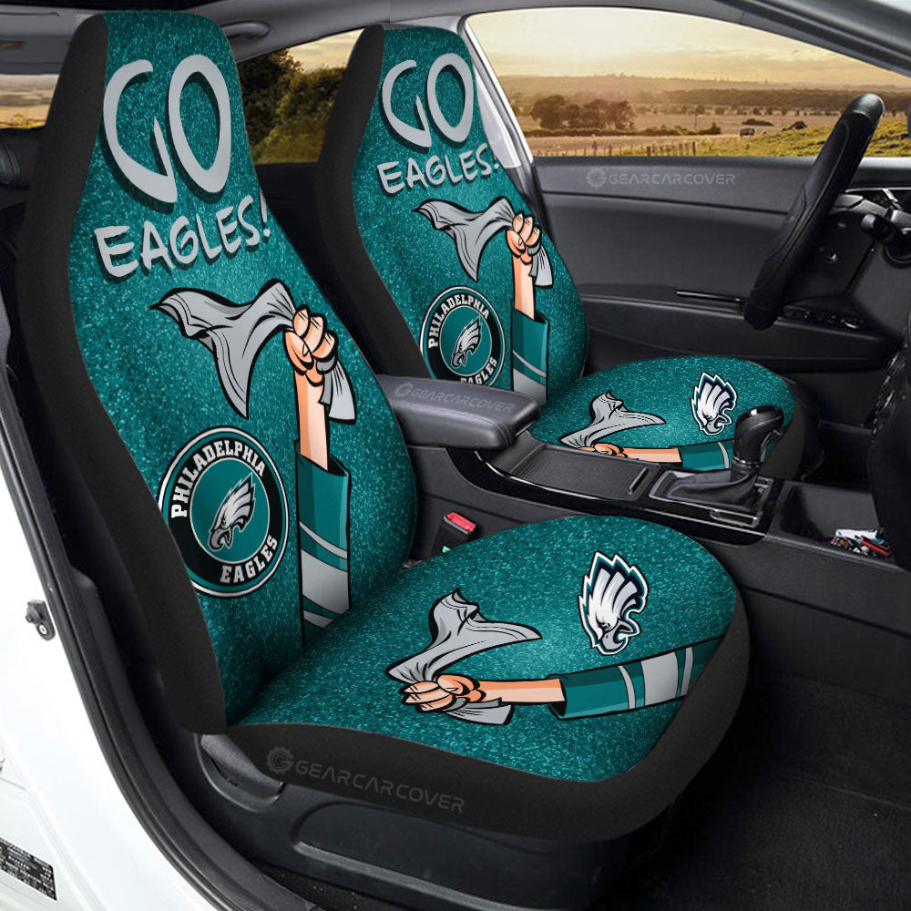 Philadelphia Eagles Car Seat Covers Custom Car Accessories - Gearcarcover - 2