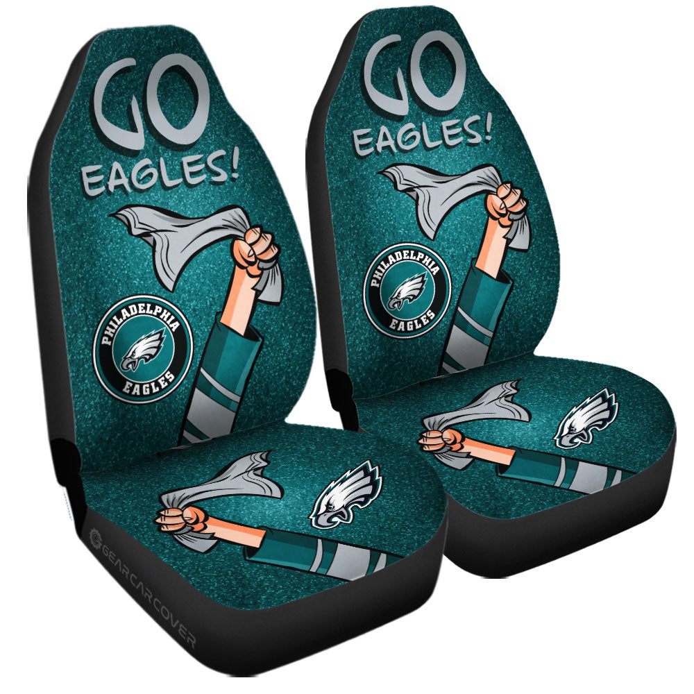 Philadelphia Eagles Car Seat Covers Custom Car Accessories - Gearcarcover - 3