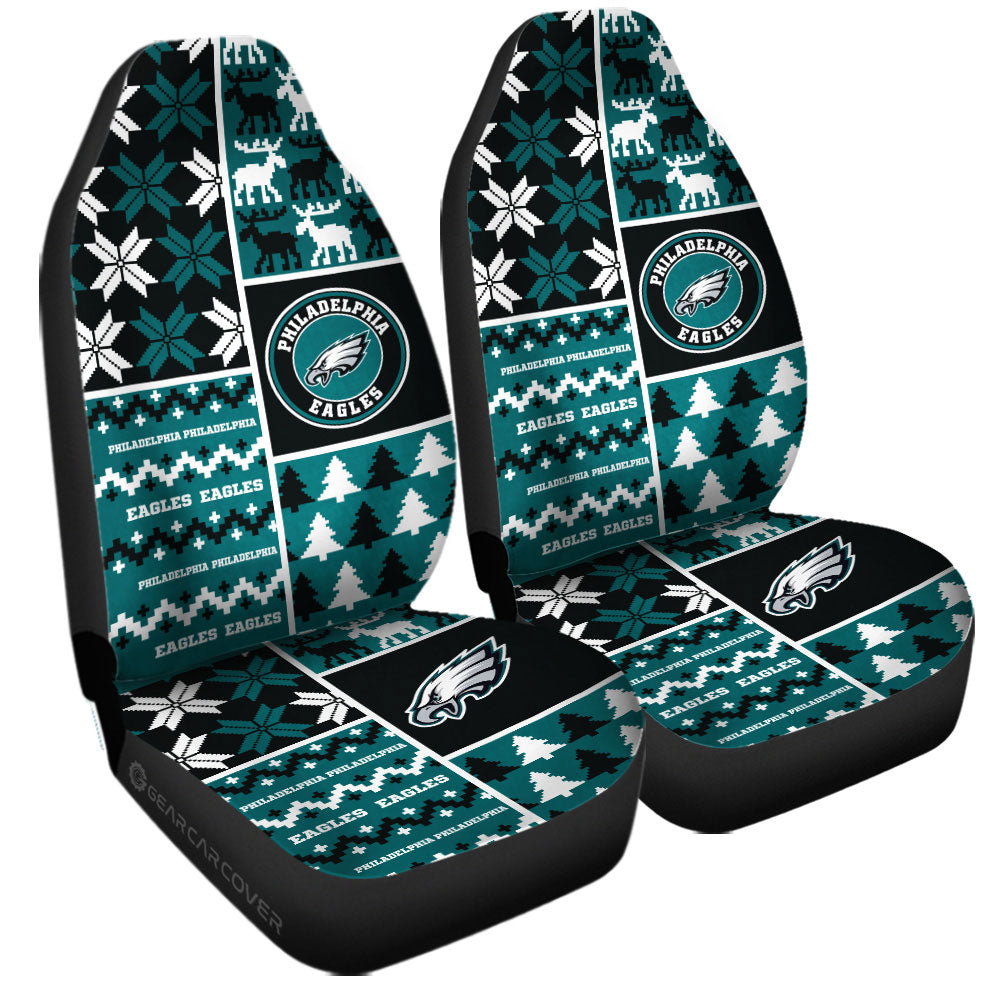 Philadelphia Eagles Car Seat Covers Custom Ugly Style Car Accessories - Gearcarcover - 3