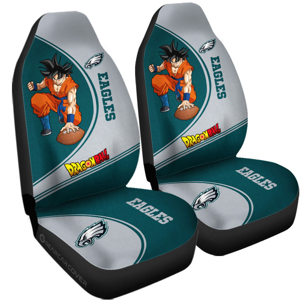 Philadelphia Eagles Car Seat Covers Goku Car Accessories For Fans - Gearcarcover - 3