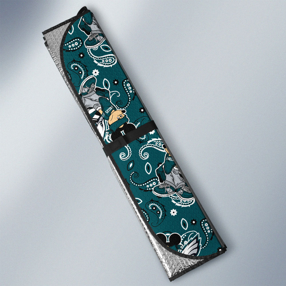 Philadelphia Eagles Car Sunshade Cartoon Theme Collection - Gearcarcover - 3