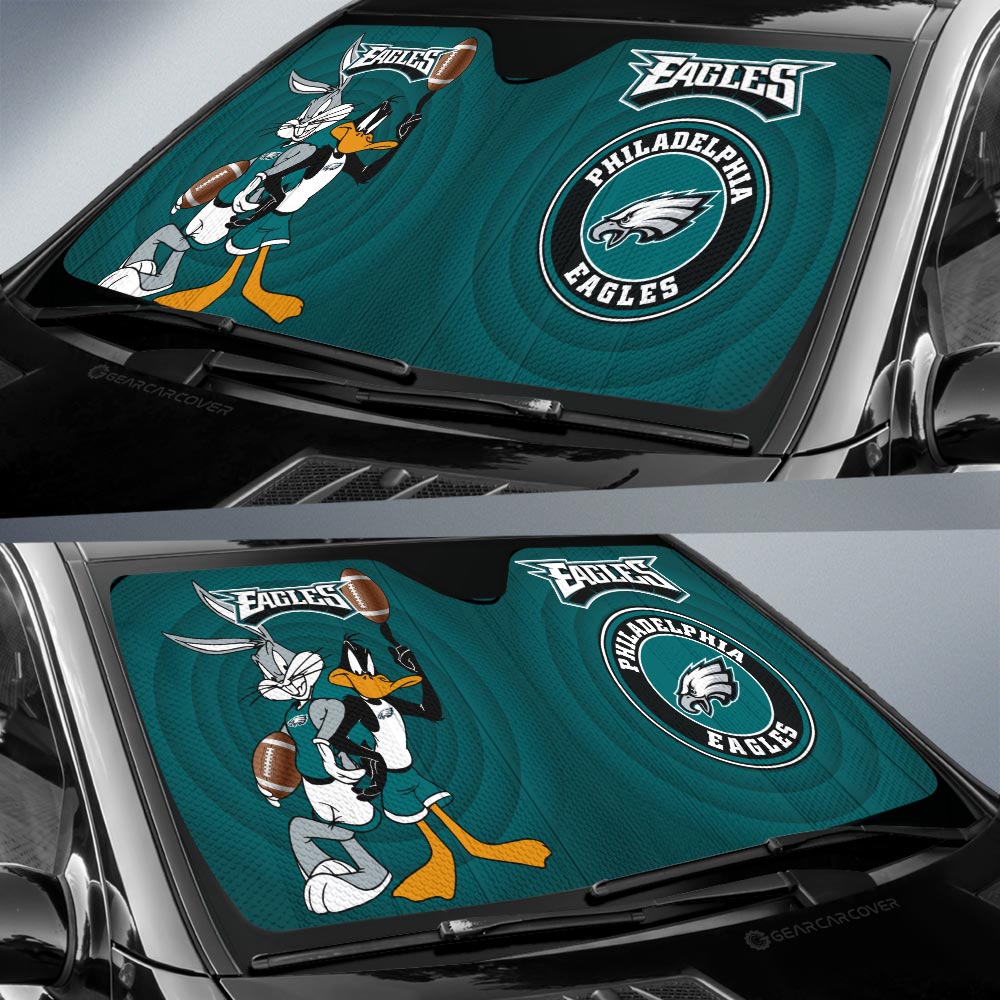 Philadelphia Eagles Car Sunshade Custom Car Accessories - Gearcarcover - 2