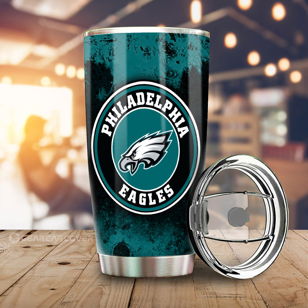 Philadelphia Eagles Tumbler Cup Custom Car Accessories - Gearcarcover - 2