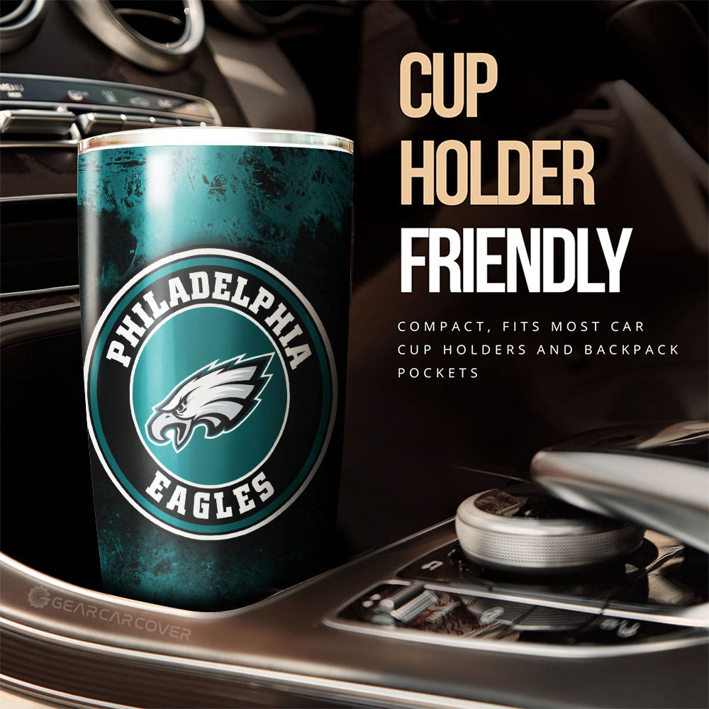 Philadelphia Eagles Tumbler Cup Custom Car Accessories - Gearcarcover - 3